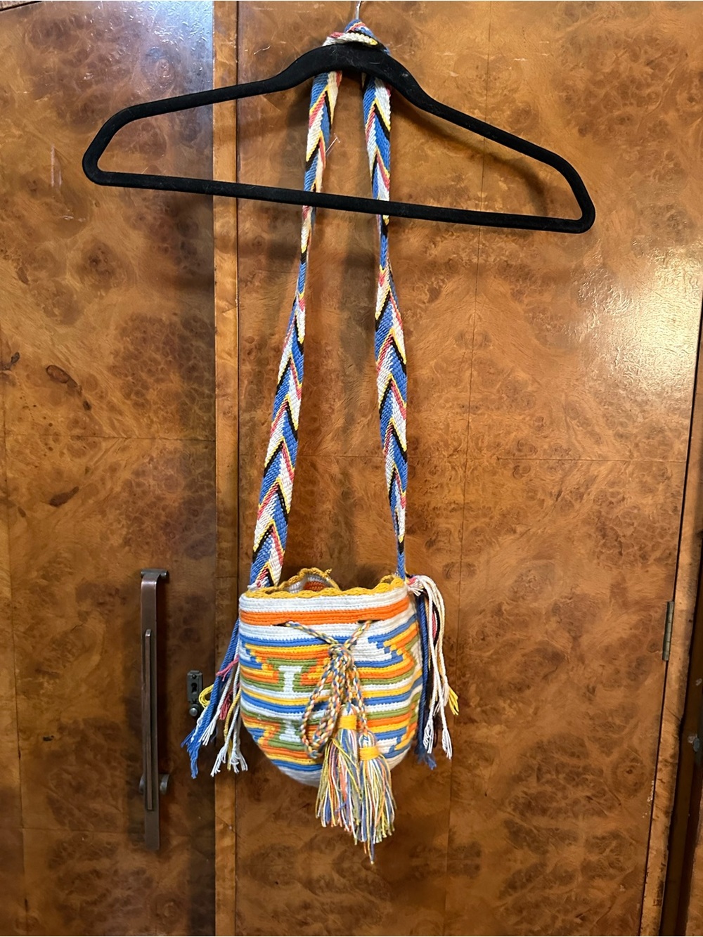 Handwoven Multicolor Bucket Bag - Women Bags